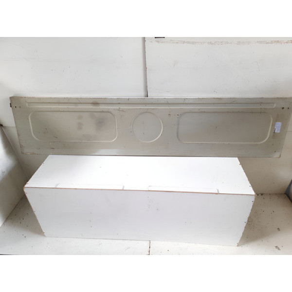 Tampa Lateral Caçamba Kombi  Cabine Dupla 17012413 Branco