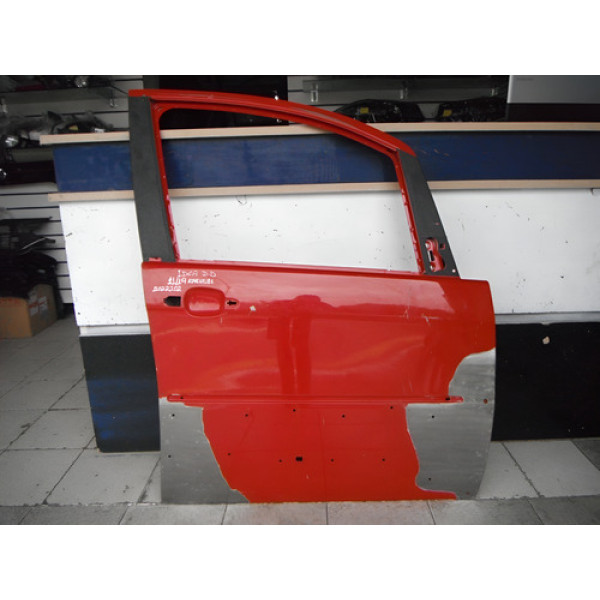Porta Dianteira Direita Fiat Idea Adventure 2011 À 2019 2202 Vermelho