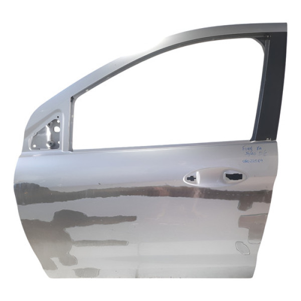 Porta Dianteira Esquerda Ford Ka 2016 2017 A 2020 08022404 Prata Esquerdo