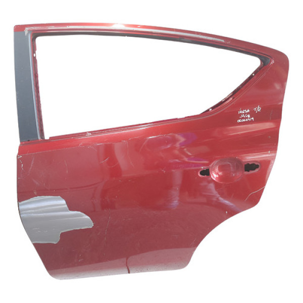 Porta Traseira Esquerda Versa 2012 2013 2014 A 2018 06062414 - Vermelho