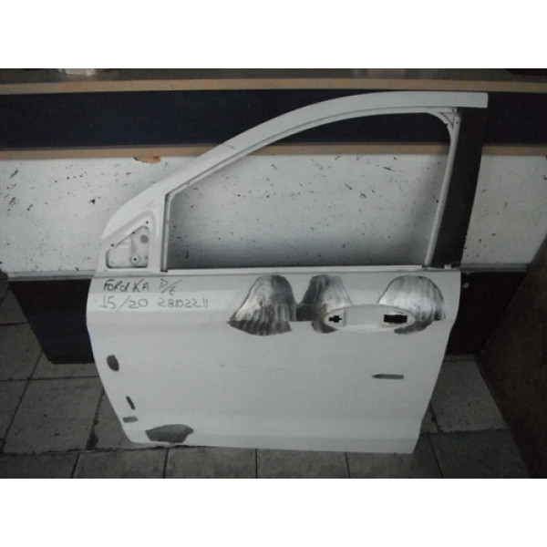 Porta Ford Ka 2015 2016 2017 2018 2019 2020 28102211 Dianteira Esquerda Branco