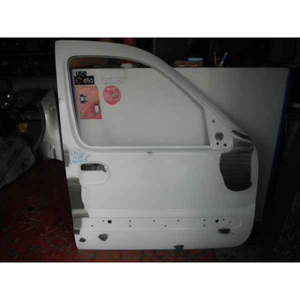 Porta Dianteira Direita Kangoo 2002 2003 À 2008 14012207 Branco