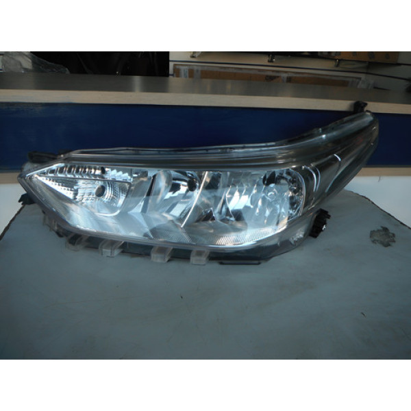 Farol Lado Esquerdo Toyota Yaris Cromado 29062120 Esquerdo