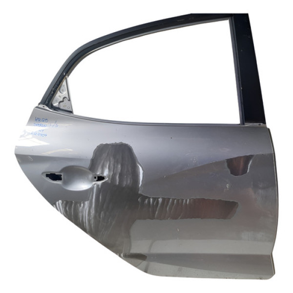 Porta Traseira Direita Hb20 Hatch 2020 A 2024 06122404 Prateado Direito