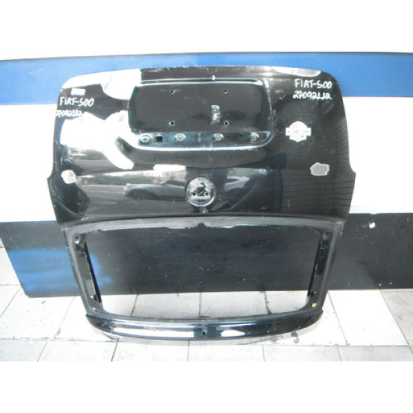 Tampa Fiat 500 27092112 - Preto