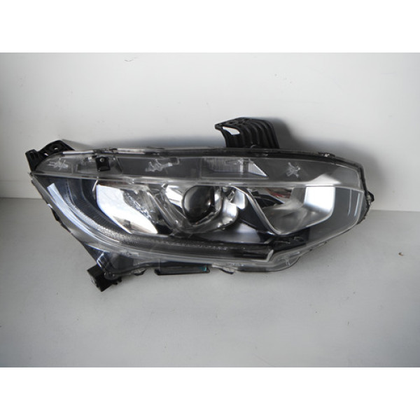 Farol Direito Honda Civic G10 2017 2018 2019 07102203 Direito