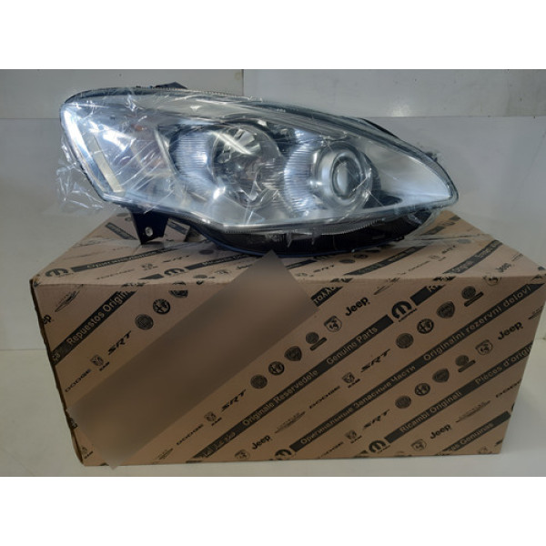 Farol Lado Direito Fiat Idea 2013 2014 2015 05062304 Jj Direito