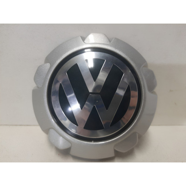 Calota Central Da Roda Crossfox 2004 2005 À 2010 01062309 Mc - Prateado