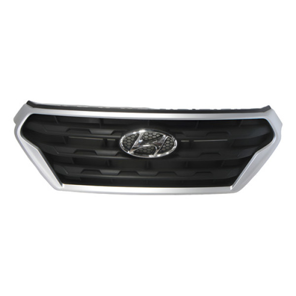 Grade Creta Friso Prata Fosco 2017 2018 2019 2020 19042304 Preto