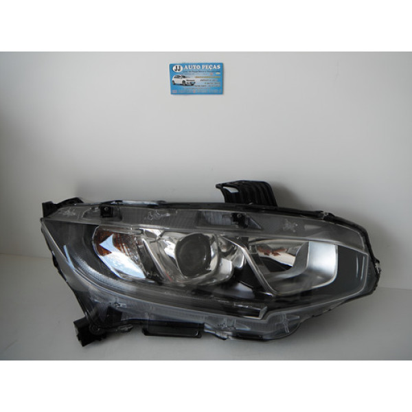 Farol Lado Direito Honda Civic G10 2017 2018 10122103 Direito