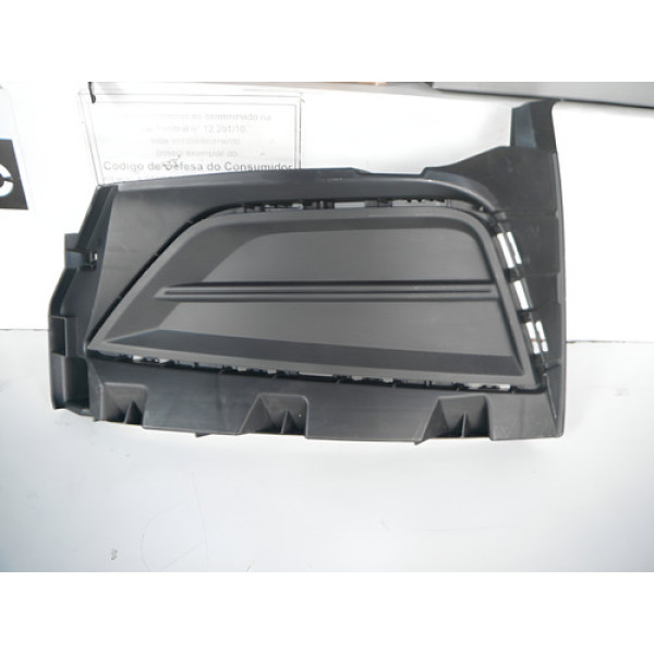 Moldura Milha Lado Esquerdo Vw Polo Virtus 31101909 Preto Esquerdo