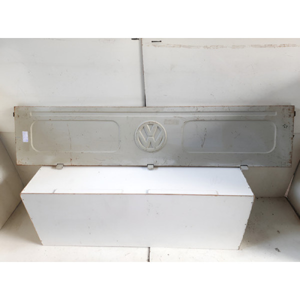 Tampa Tras Caçamba C/dobradiça Kombi Cabine Dupla 17012411 Branco