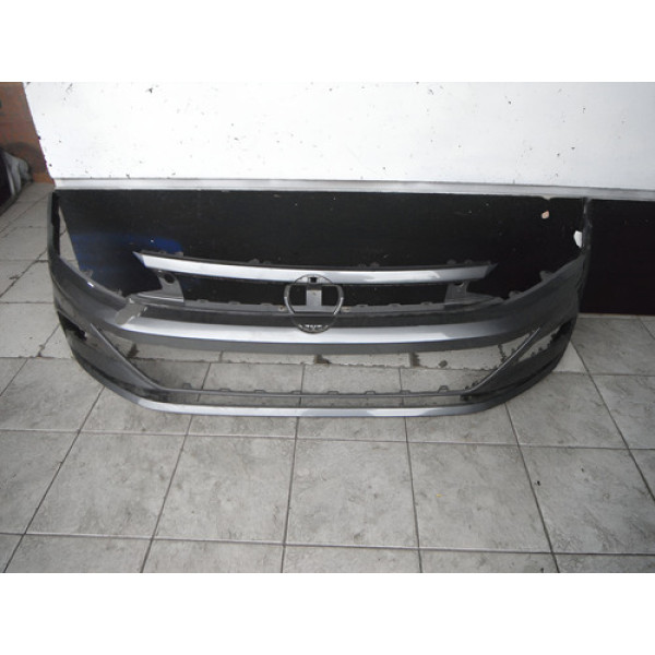 Para-choque Dianteiro Polo Virtus 2017 2018 2019 2020 072218 Cinza-escuro