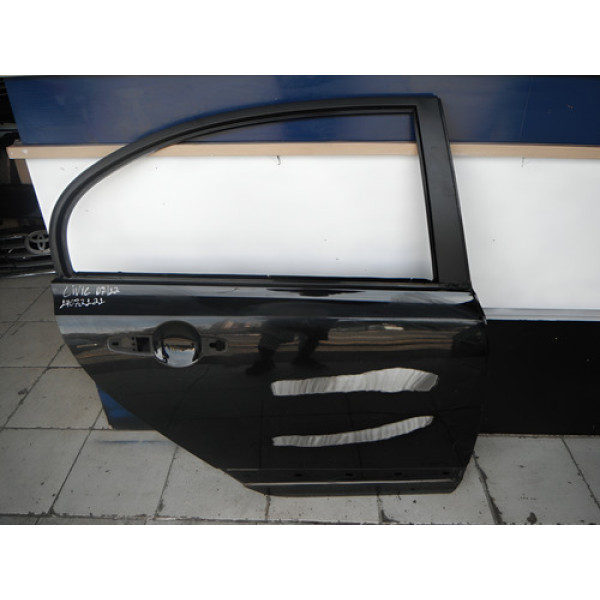 Porta Traseira Direita Honda Civic 2007 À 2012 14072121 - Traseira - Direito - Preto