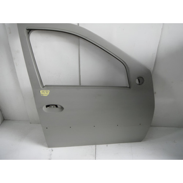 Porta Logan Com Friso 2008  2009 2010 2011 À 2013 09052310 Cinza Direito Dianteira