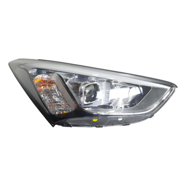 Farol Direito Gran Santa Fe C/led Xenon  2014/2018 01082403 Direito