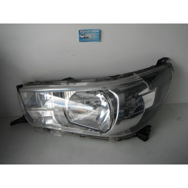Farol Esquerdo Hilux Srv Srx Sem Led 2016 À 2019 28122201 Esquerdo