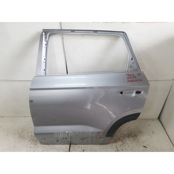 Porta Traseira Esquerda Taos  2022 2023 2024 2025 16062504 Prateado Esquerdo