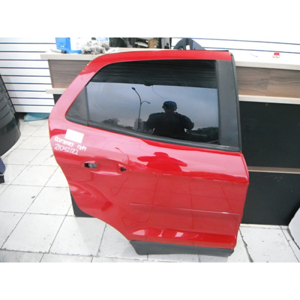Porta Traseira Direita Ecosport 2013 2014 2019 21042122 Direito Traseira Vermelho