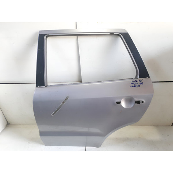 Porta Traseira Esquerda Santa Fe 2009 2010 A 2012  22082387 Prata