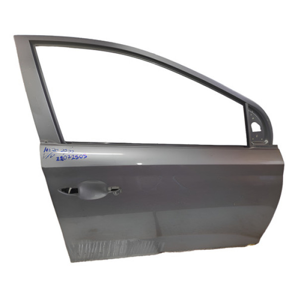 Porta Dianteira Direita Hyundai Hb20 2020 2021 2022 22072505 - Dianteira - Direito - Cinza - Direito