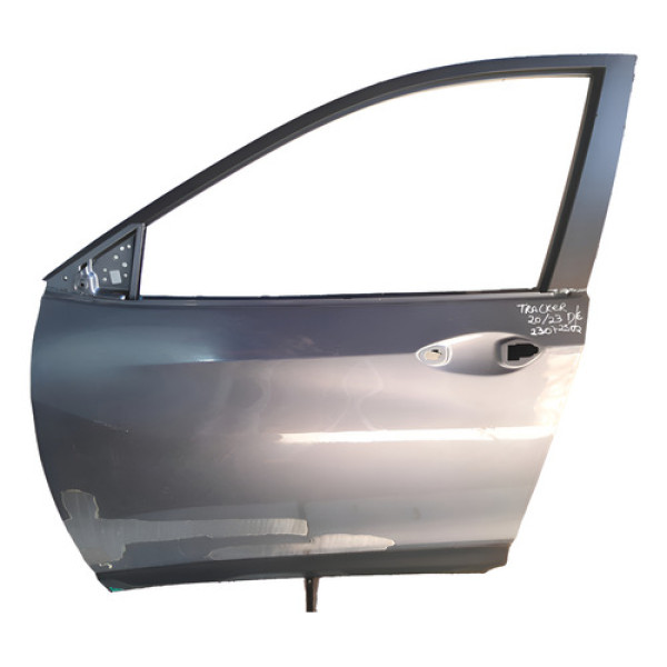 Porta Dianteira Esquerda Tracker 2020 2021 A 2023 23072502 Dianteira Esquerdo Cinza Esquerdo