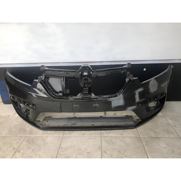 Para-choque Dianteiro Renault Sandero Logan 2020 2021 072104 Preto