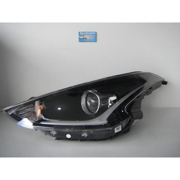 Farol Lado Esquerdo Hyundai Hb20 2020 2021 Com Led 14062210 Esquerdo