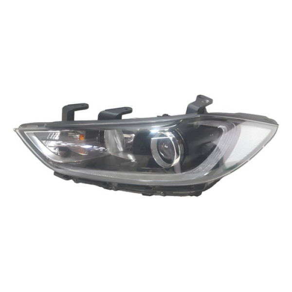Farol Esquerdo Elantra Com Led 2016 2017 A  2020  25072503 Esquerdo