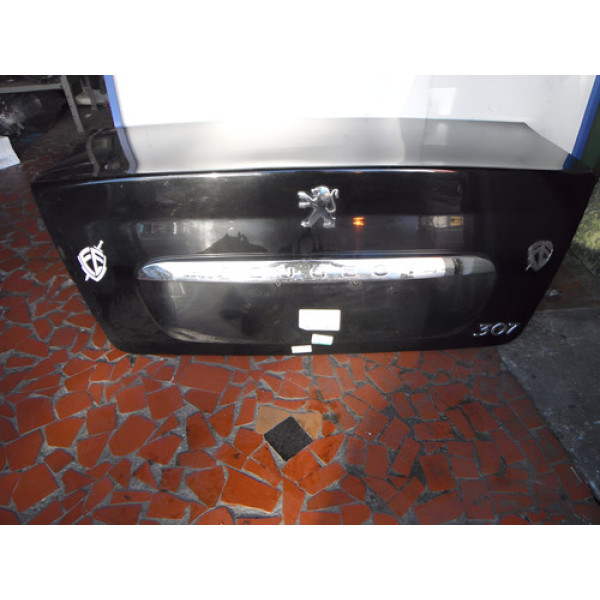 Tampa Traseira Peugeot 307 Sedan - Preto