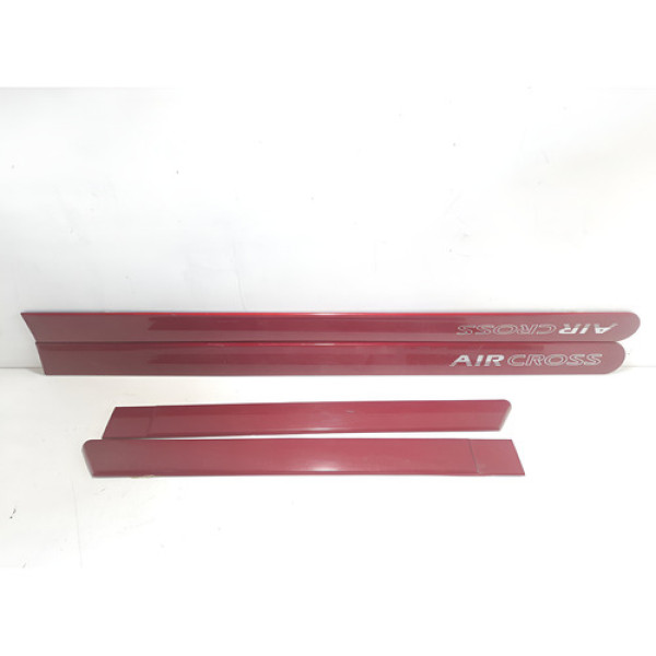 Jogo De Friso Lateral Aircross 2013 2014 2015 2016 30102333 Preto